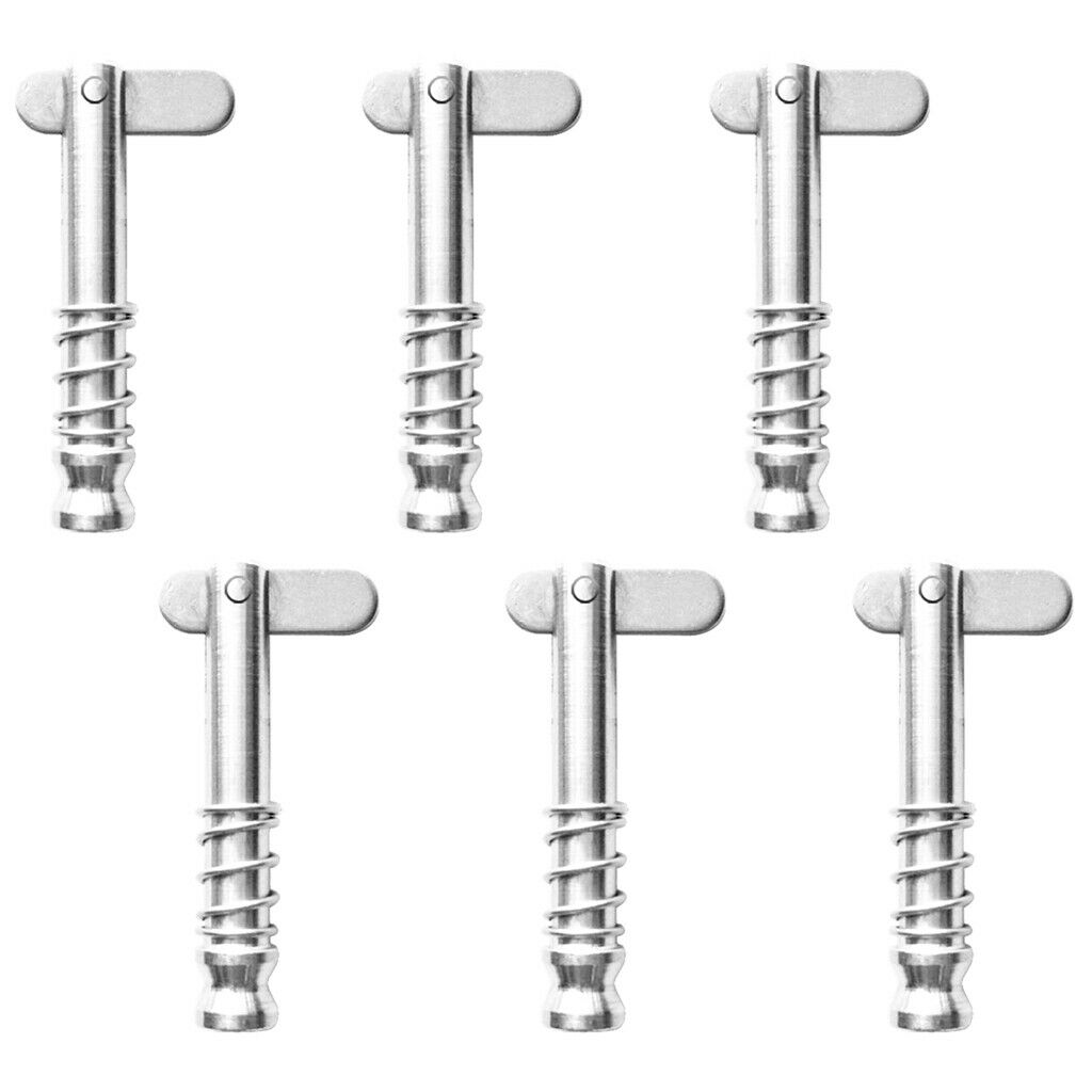 6 Pieces 316 Stainless Steel Quick Release Pins for Boat Top Deck Hinge