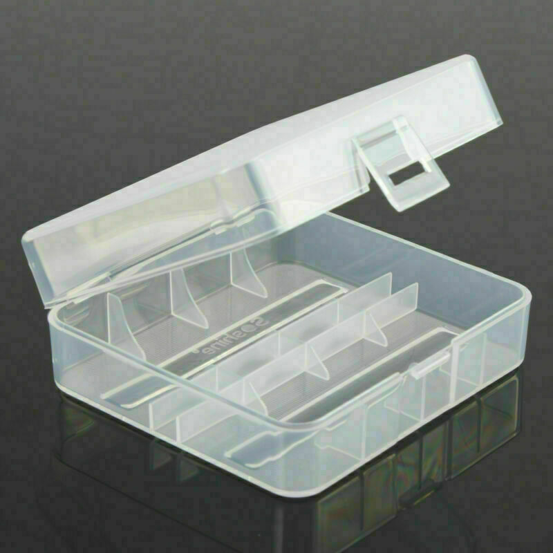 Hard Case Holder Storage Box For 2 x 26650 Rechargeable Battery Pack