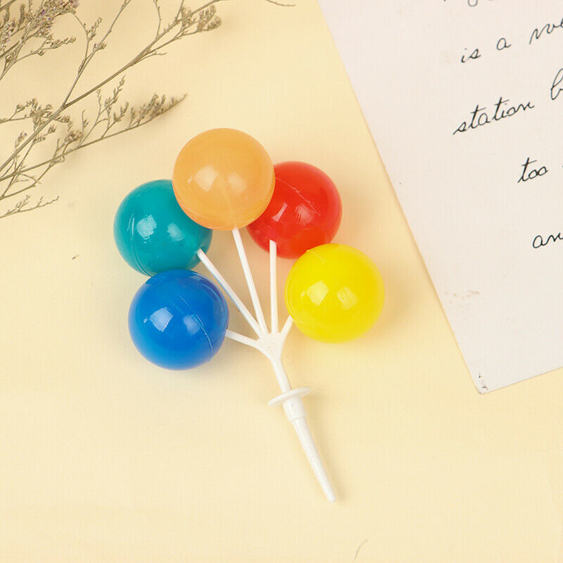 Balloon Cake Topper Wedding Cake Topper Flag Birthday Party Dessert Dec.l8