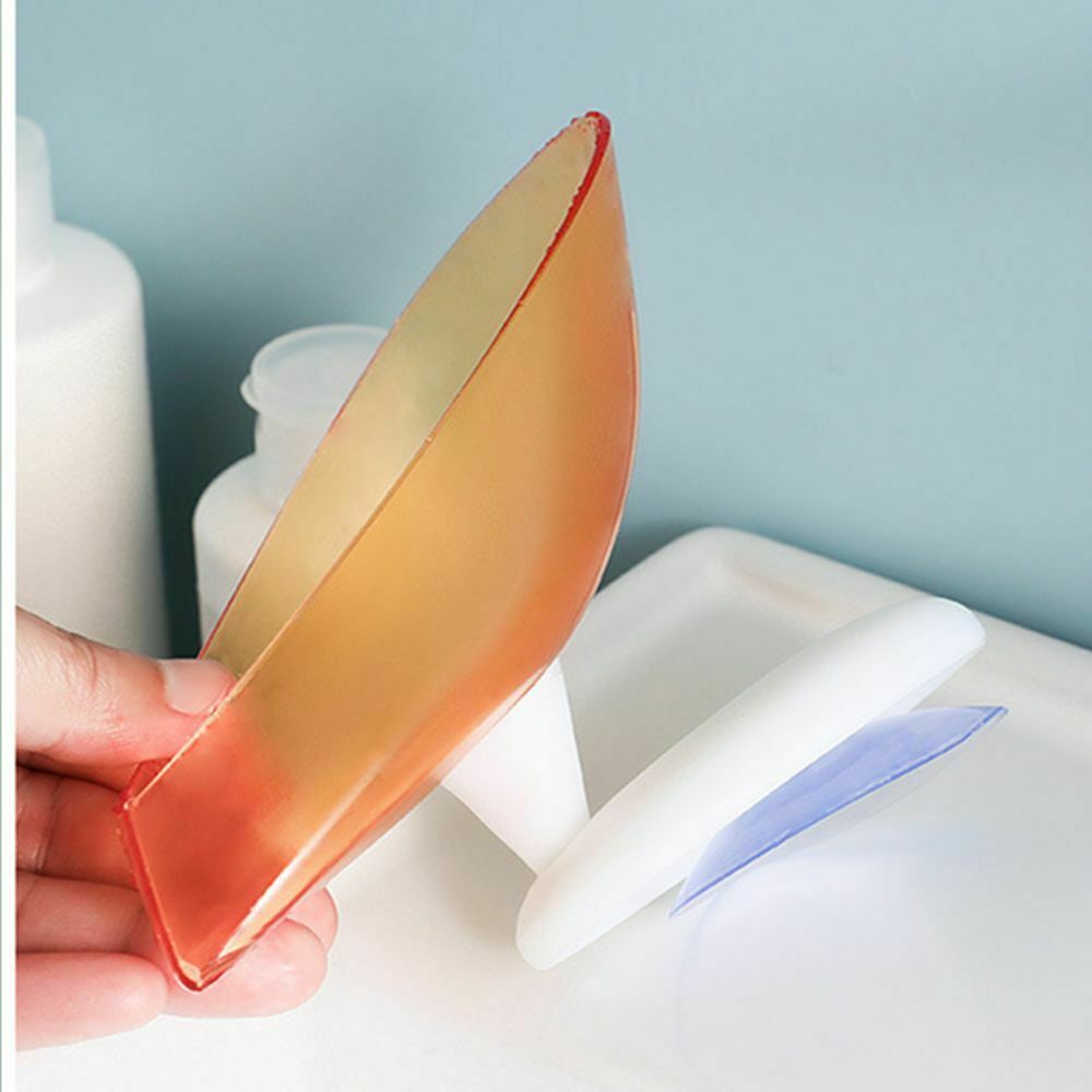 Free Suction Cup Plastic Soap Box Drain Rack Soap Holder Soap Dish Storage