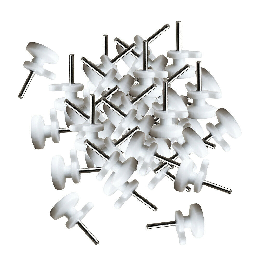50pcs Plastic Hooks Practical Non-Trace Nail for Concrete Brick Hardwood
