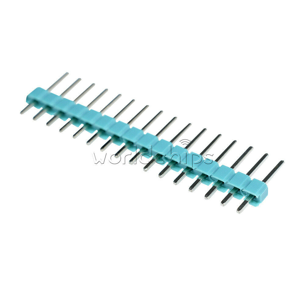 10PCS 2.54mm Green 40Pin 1x40P Male Breakable Pin Header Strip Connector New