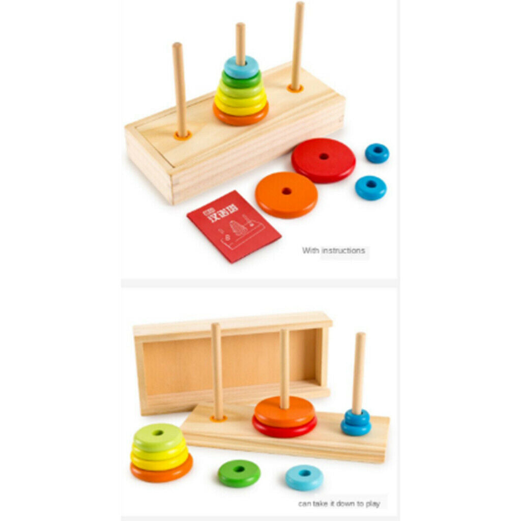 10-Layered Stacking Blocks Building Toys Kids Early Educational Toys