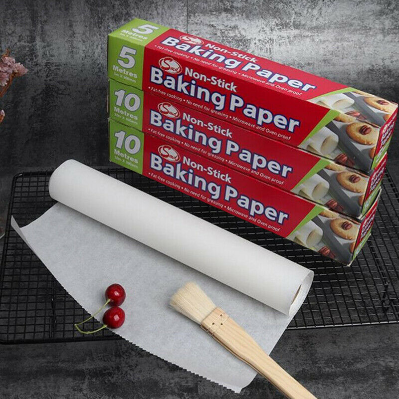 10M Baking Paper Barbecue Double-sided Silicone Oil Paper Parchment Oven .l8