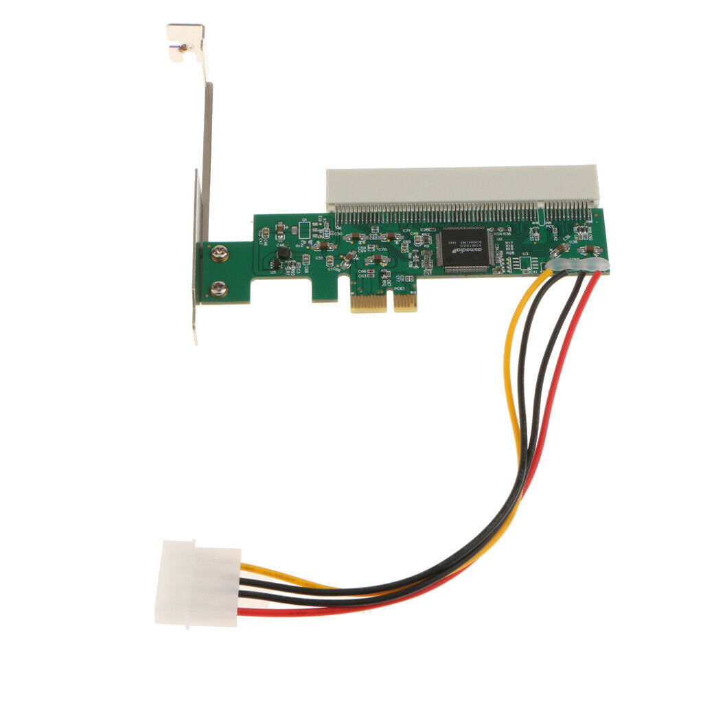 2x High Efficiency PCIe to PCI Bus Riser Card Converter for Computers