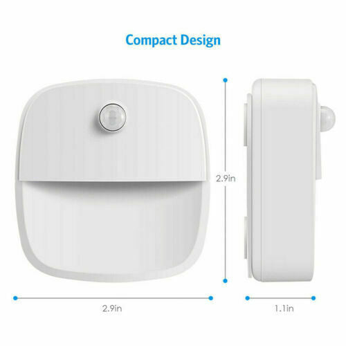 3PC LED PIR Infrared Motion Sensor Wireless Night Light Cabinet Stair Lamp