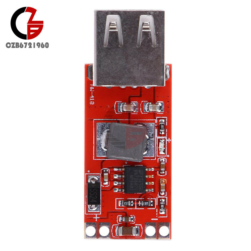 5Pcs Step Down Buck Power Supply DC 12V/24V to 5V 3A For Car USB Charger Module