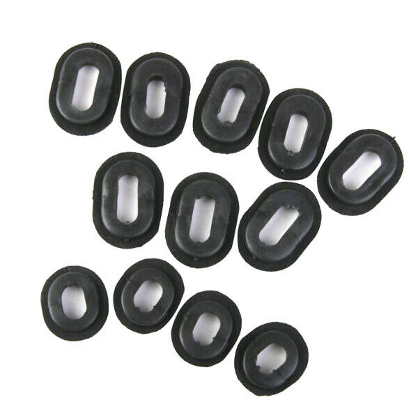 60pcs/Set Oval Round Rubber Side Cover Grommet For Motorcycle CG125