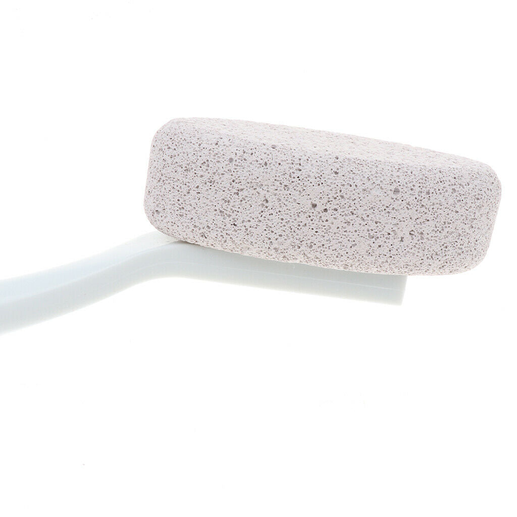 13.8 inch Long Handle Pumice Stone Brush Scrubber Bath Dry Dead Skin Remove
