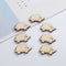 50 Pieces Shabby Chic Natural Wood Cutouts Wooden Animal Shapes