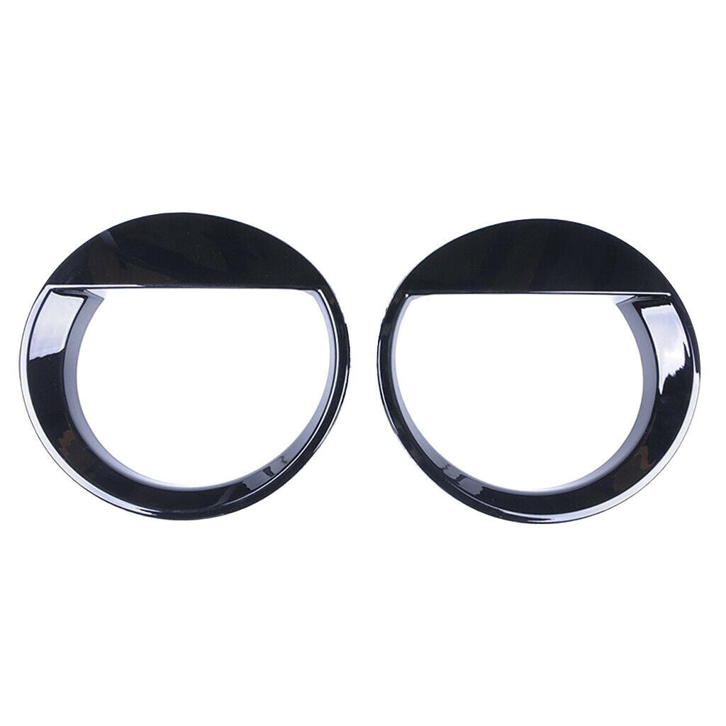 2x Car Vehicle Chrome ABS Headlight Bezels Trim Cover for Jeep Patriot 2011-17