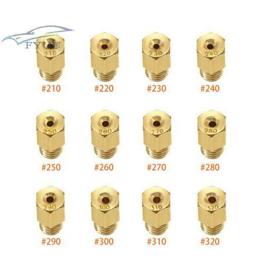 12*M5 Main Jet # 210-320 Carburetor Injector Nozzle For Motor MIKUNI VM TM TMX