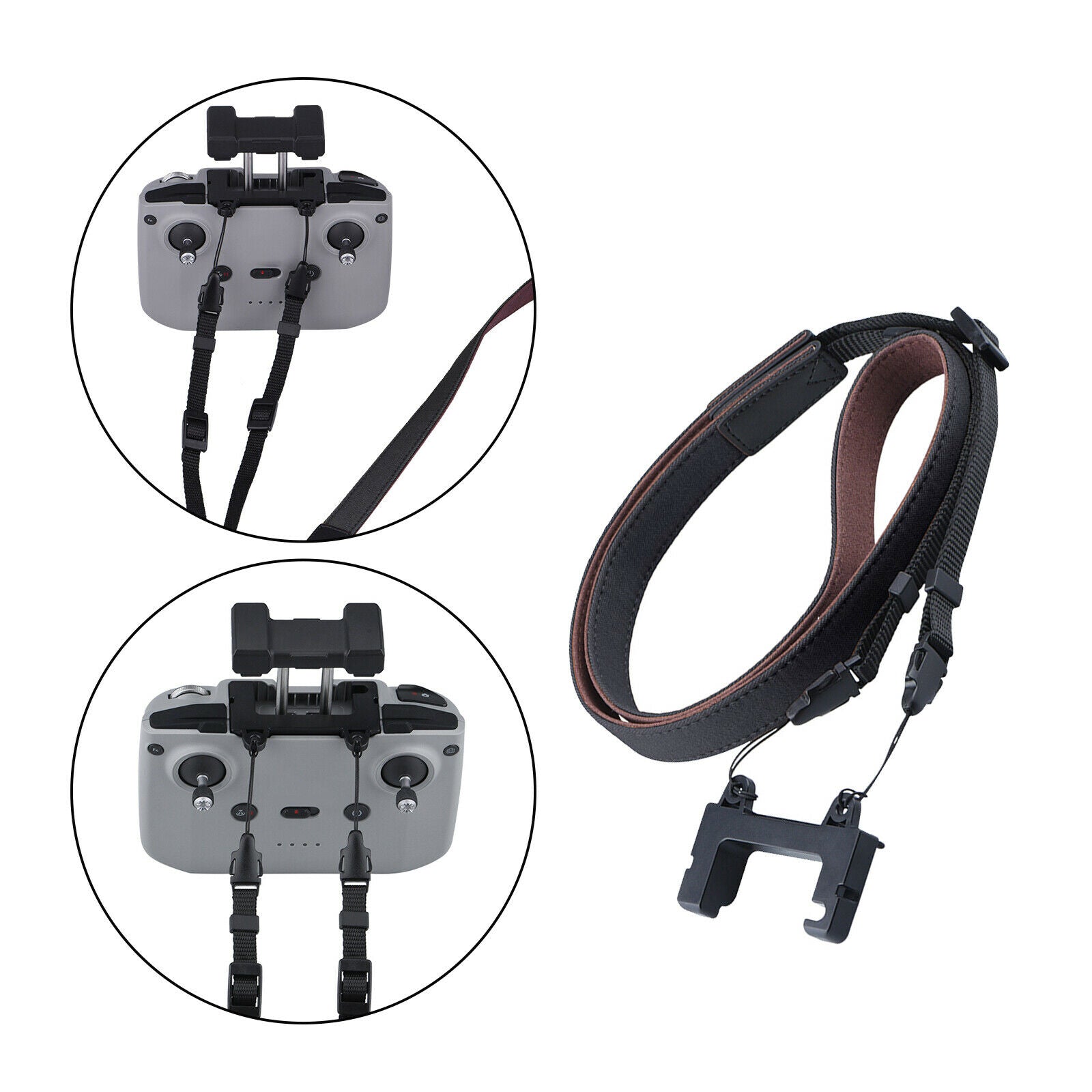 Lanyard Silicone Case for DJI Mavic Air 2 Air 2S Mini 2 Remote Set A