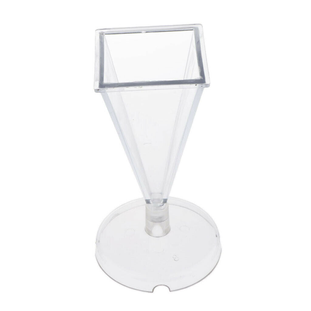 1 Piece Candle Mould Pyramid PC Plastic Material Handcraft DIY 5x5x10 cm