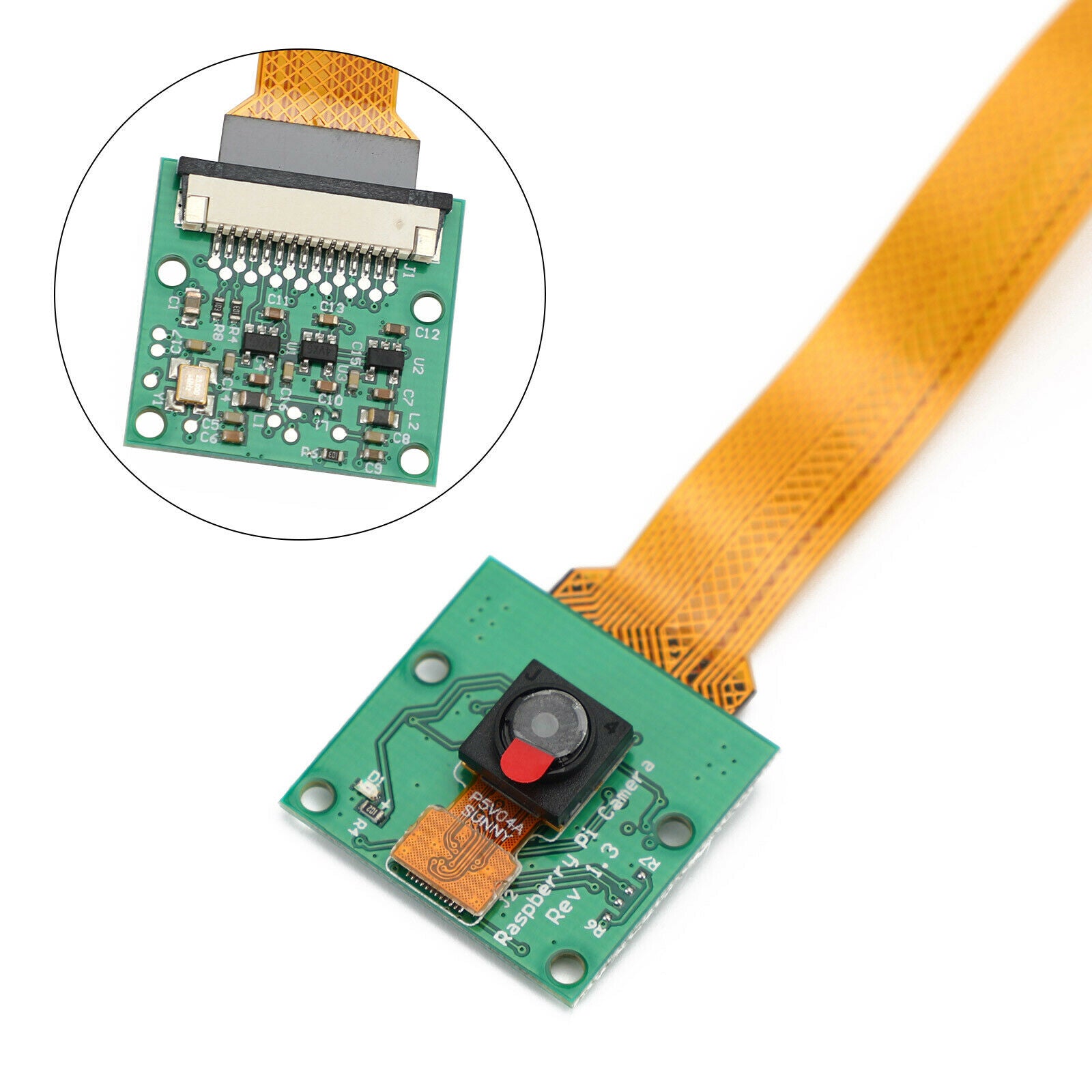 5Mp Camera Module Board 1080P Webcam Video For Raspberry Pi 4/3B +/ 3B/2B/Zero