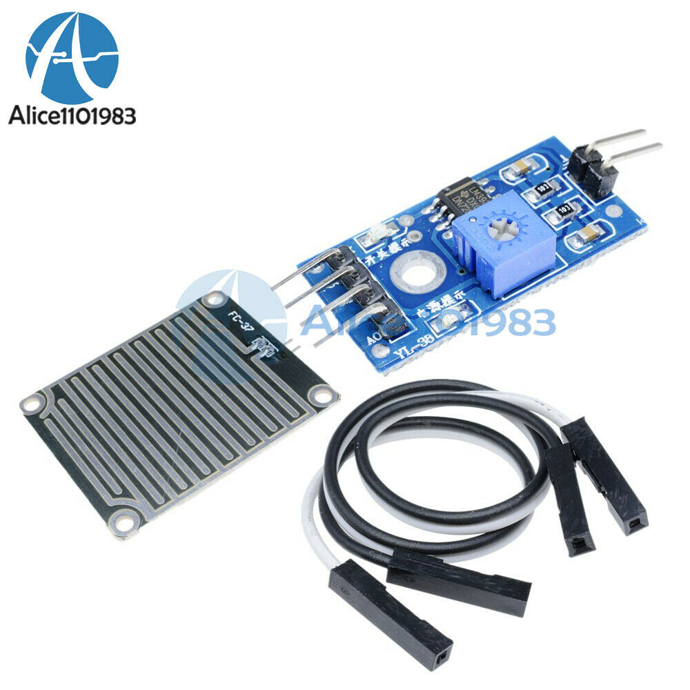 10PCS Raindrops Detection Sensor Modue Rain Weather Module Humidity For Arduino