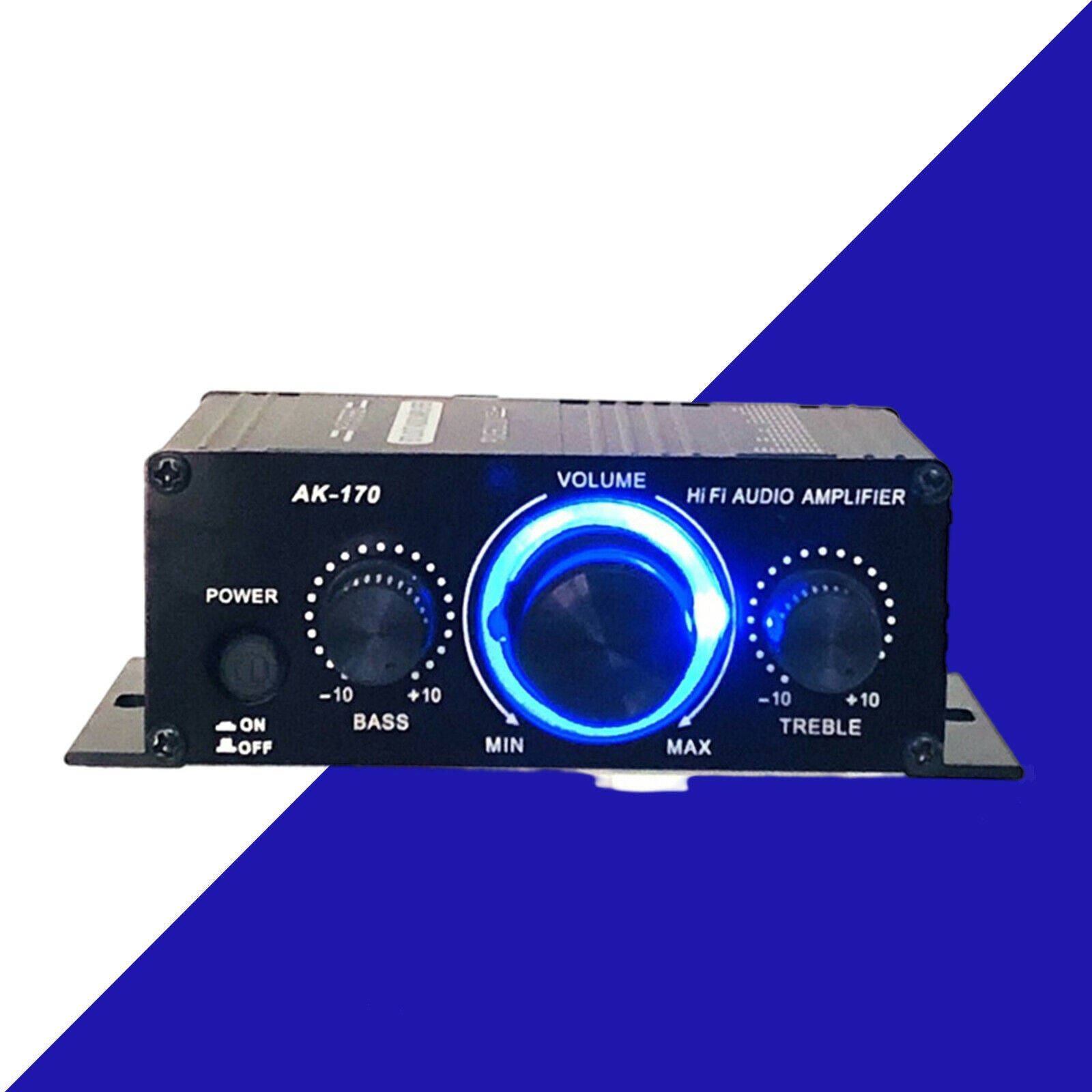 Mini Power Amplifier Music Receiver Speaker Subwoofer for Car Home Use
