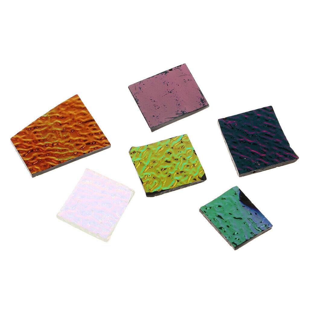 1Oz Dichroic Testure Film Fusing Glass Fusible Glass Pieces Jewelry Making
