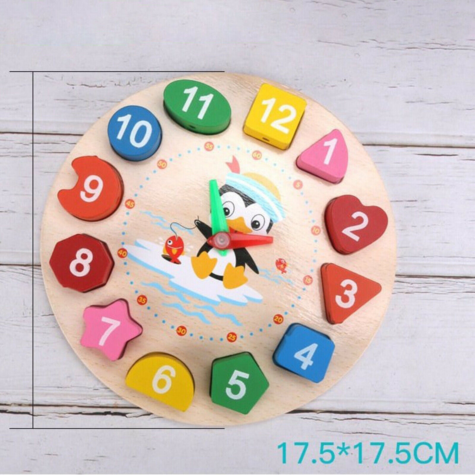 Wooden Puzzle Toys Puzzle Toys Clock Shape