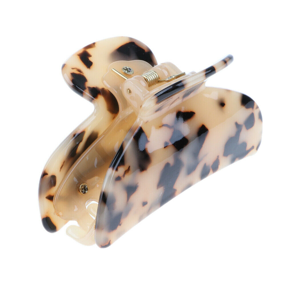 1xClassic Curved 8cm Long Large Strong Hair Claw Clip Clamp Grip Hair Accessory