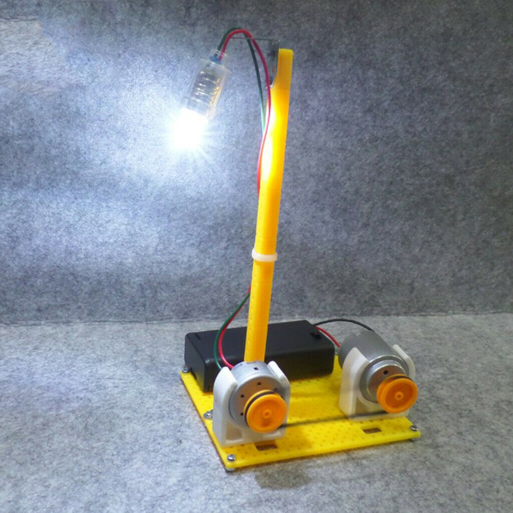 Power Generator Mini Electricity Generator LED Lamp Teaching Aid Kit