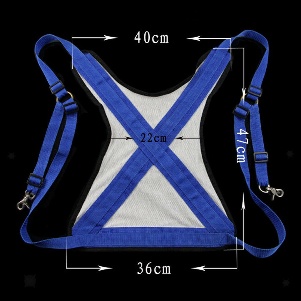 Breathable Fishing Shoulder Back Harness for Saltwater Freshwater Fishing