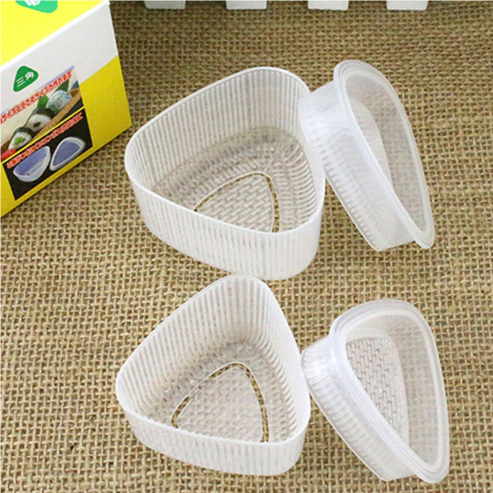 2 PCS/1 Set Sushi Mold Onigiri Rice Ball Bento Press Maker Mold DIY Too F.l8