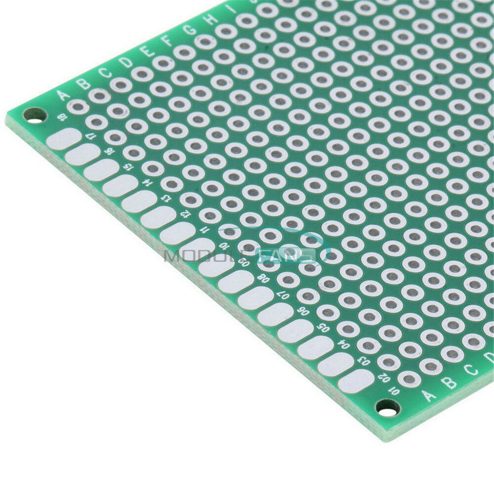 5PCS Double Side 50x70MM Prototype PCB Tinned Universal Glass Fiber Breadboard