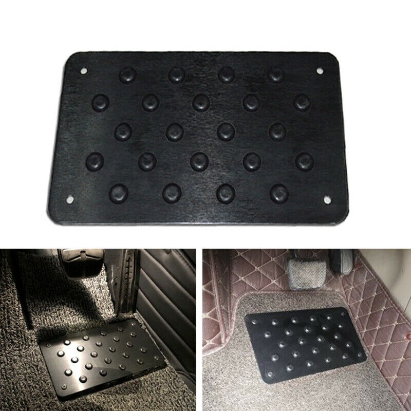 Car Aluminum Brake Clutch Foot Pad Pedal Throttle Non-Slip Wear-resistant Black