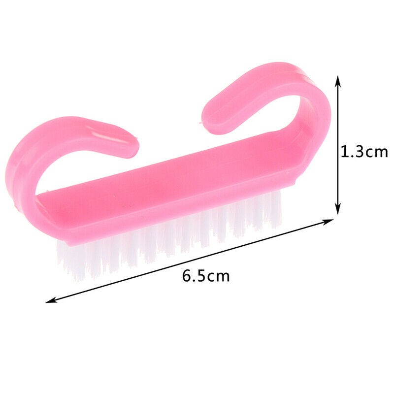 10Pcs Nail Cleaning Clean Brush File Manicure Pedicure Remove Dust Clear To_DD
