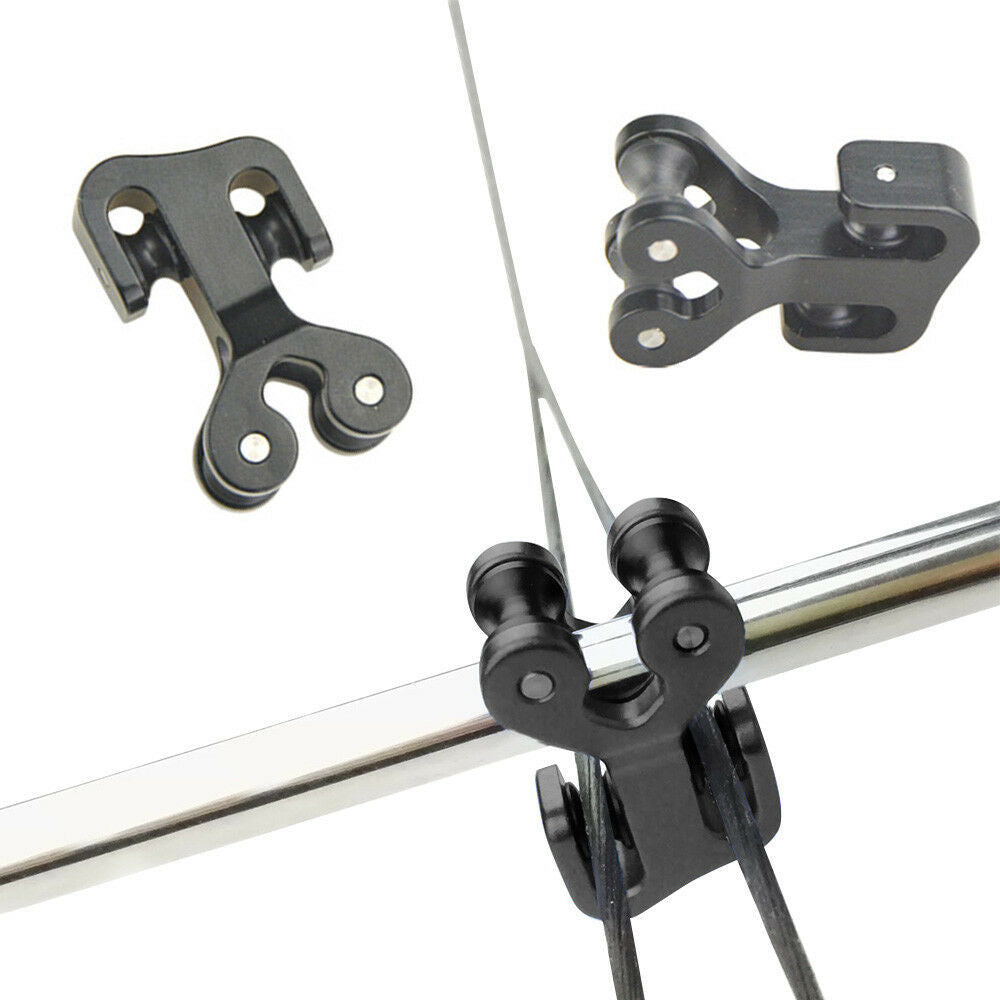 Compound Bow Cable Slide 3/8'' Cable Bar Archery Arrow String Separator Slider