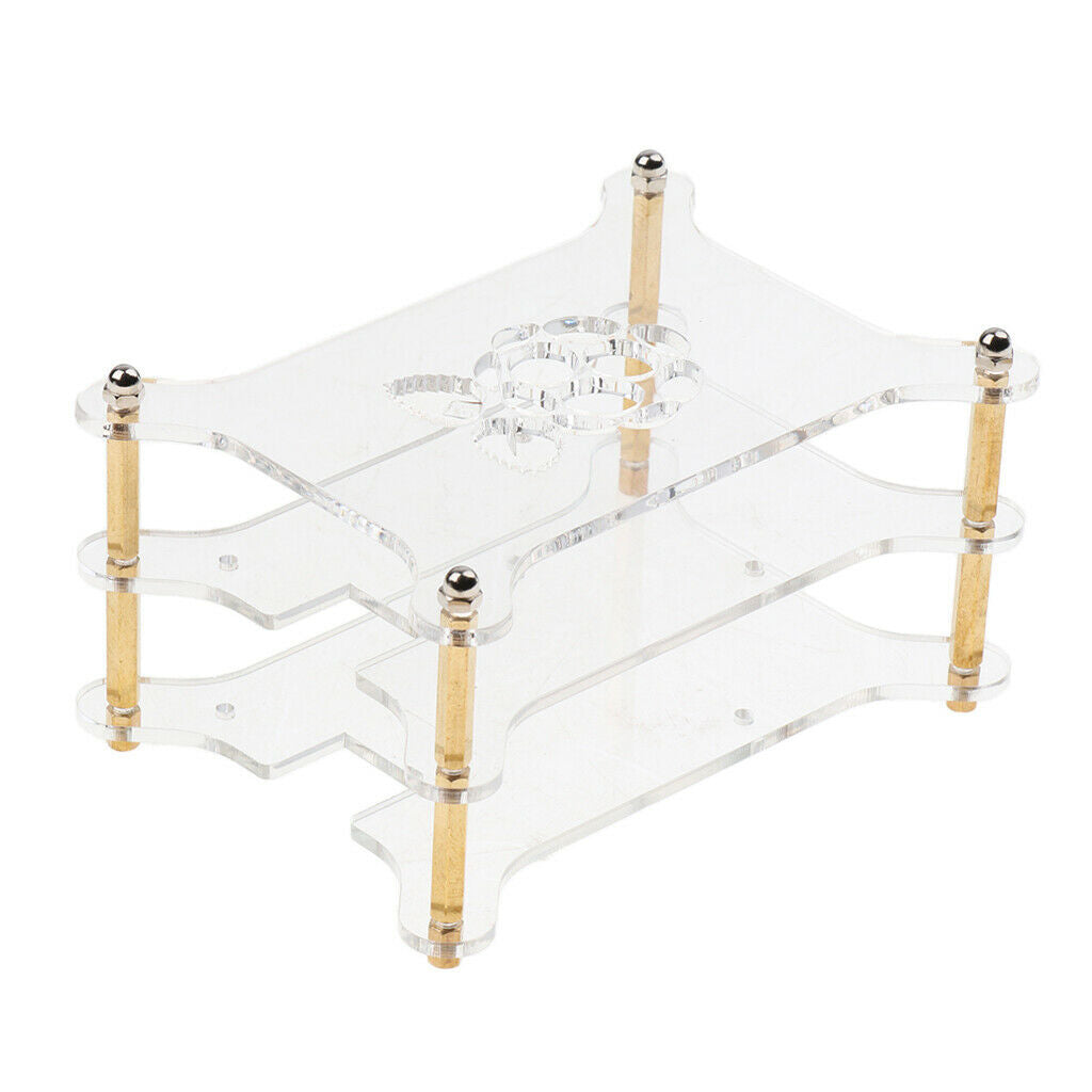 Acrylic Stack Enclosure Stackable Dog Bone Shape for  3 /2