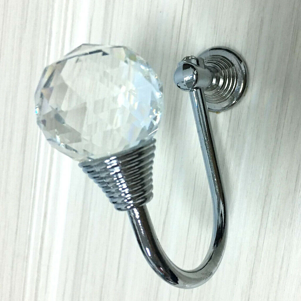 2pc Simple Zinc Alloy Window Curtain Hold Back / Tie Back Hooks Hangers
