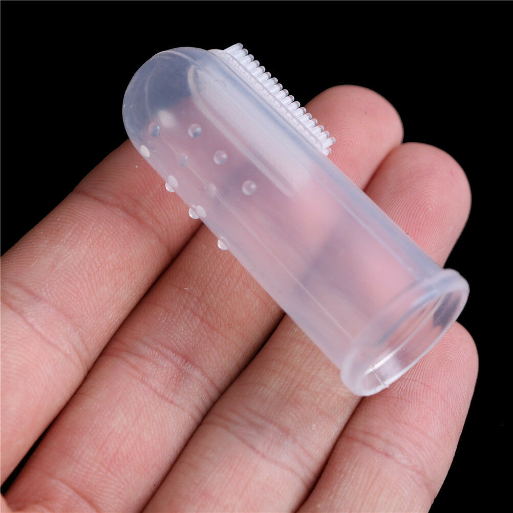 5x Finger Toothbrush Soft Silicone Safe Baby Kids Finger Toothbrush Gum Br.l8