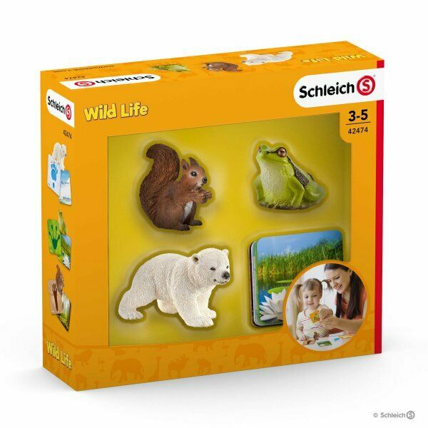 42474 Schleich Wild Life Flash cards Wild Life Card Game Age 3 Years+