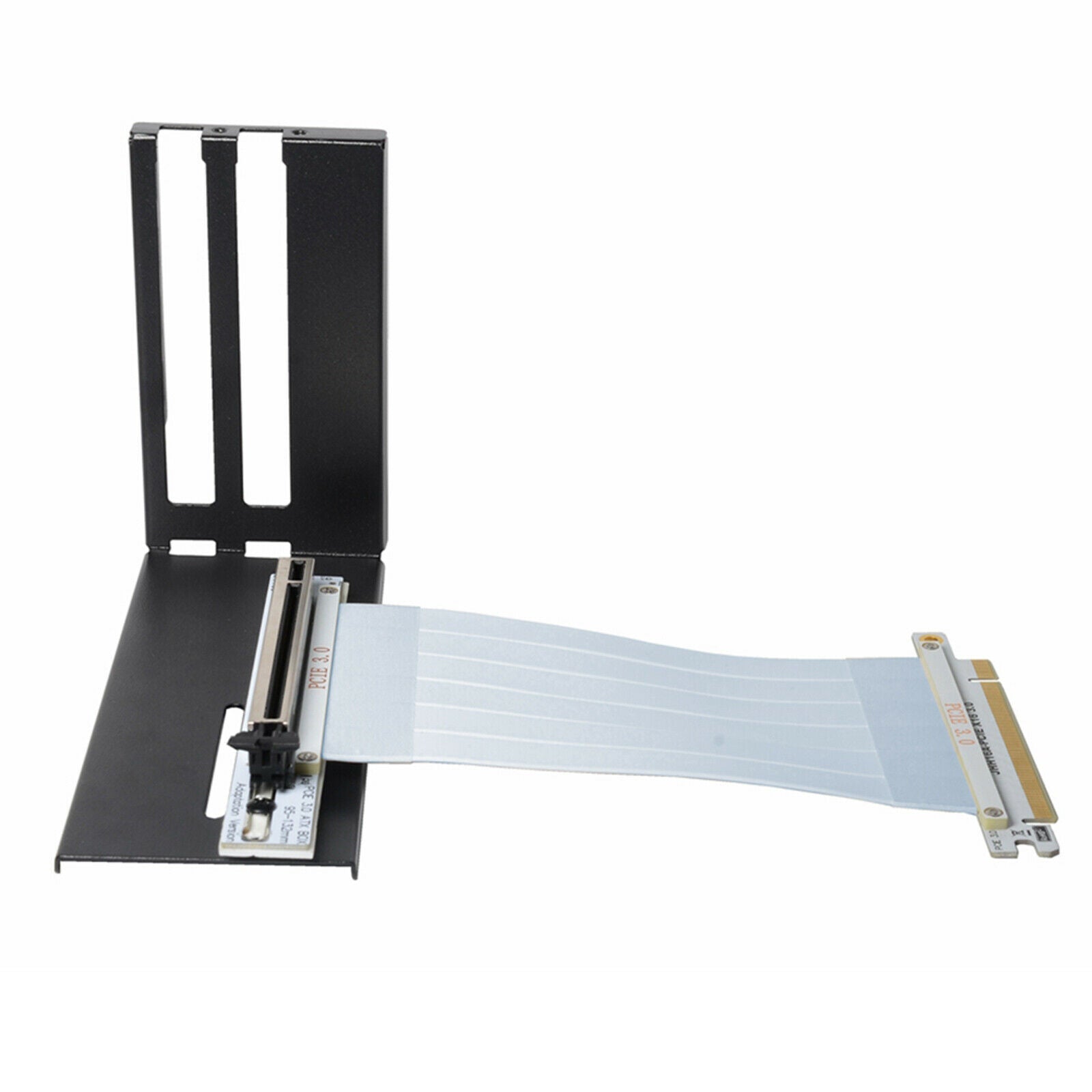 Black PCIe 16X Card Cable Vertical Bracket Holder Kickstand Support Kit