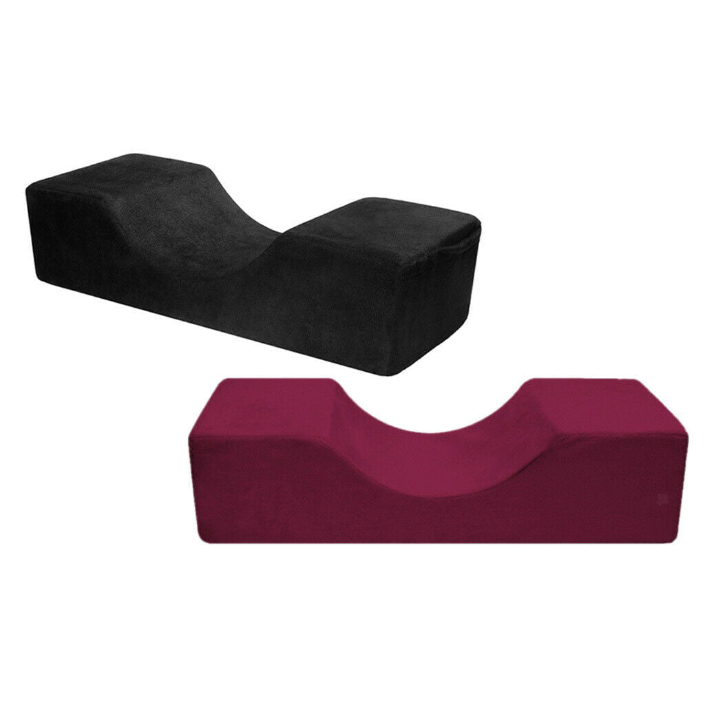2x Eyelash Extension Pillow Momory Foam Beauty Salon Pillow 50x20x13cm
