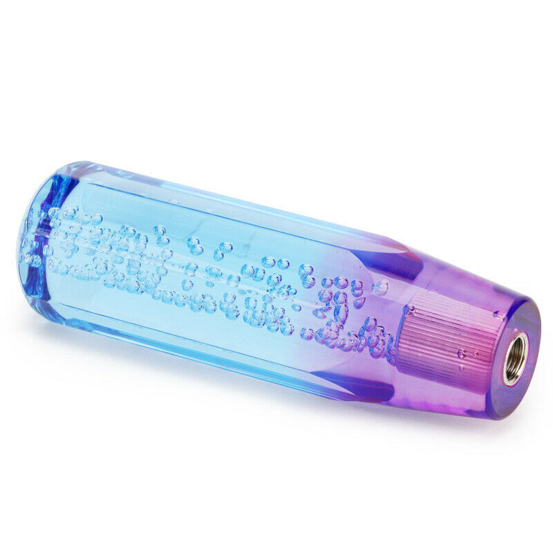 Car Manual Shift Knob Gear Shifter Head Knob Stick Crystal Transparent Bubble