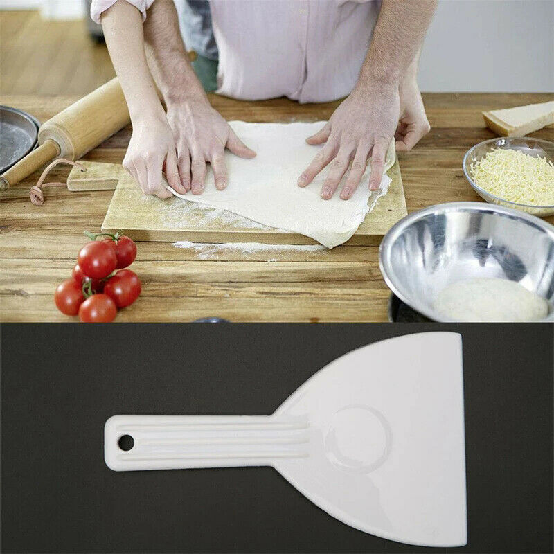 DIY Baking Chocolate Trimming Shovel Handle Plastic Scraper Butter Dough .l8