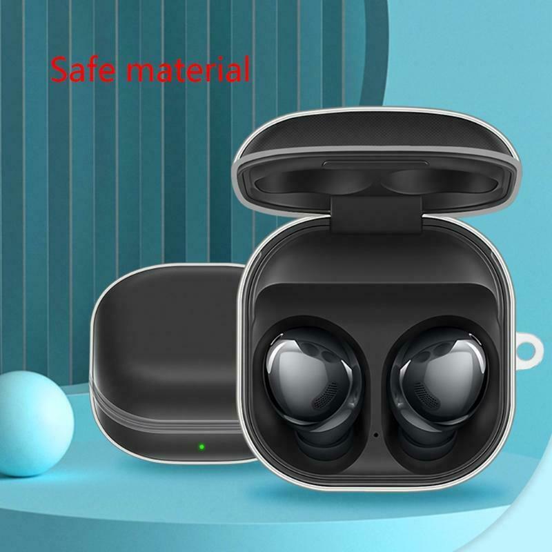For Galaxy-Buds Pro/Live Wireless Headphone Case TPU Transparent Cover Sleeve