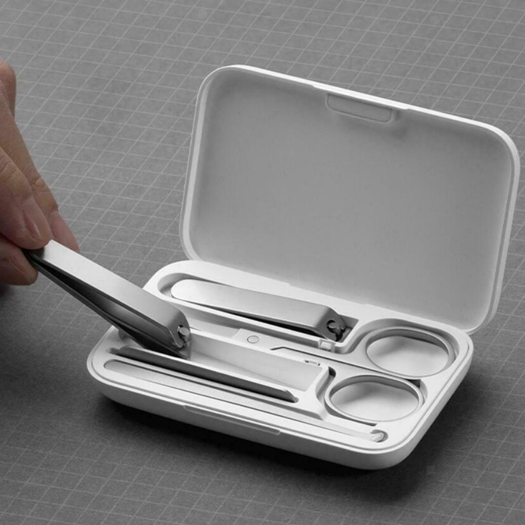 Manicure Set, Travel Nail Clippers Kit Pedicure Care Tools, 5pcs Stainless Steel