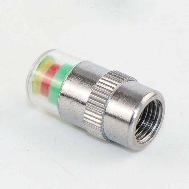 Automotive Alert Tire Pressure Cap Valve Nozzle Tire Pressure Gauge MonitorBDAU