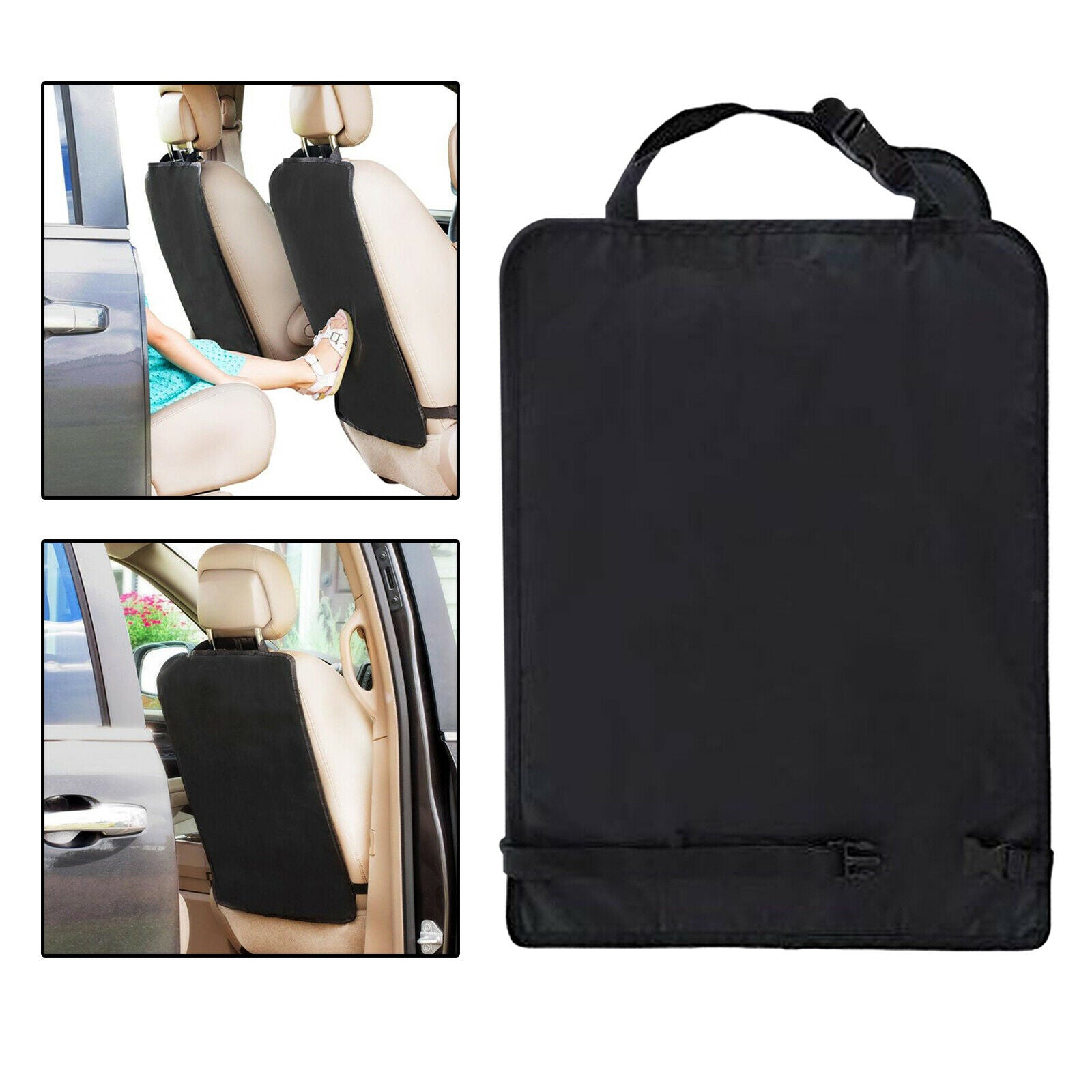 Heavy Duty Kick Mats Back Seat Protector (1 pc), Waterproof Car Back Seat Cover