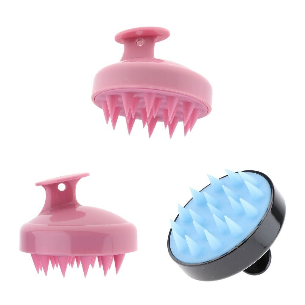 3x Soft Shampoo Scalp Massage Shower Brush Massager for Kids Relax The Head