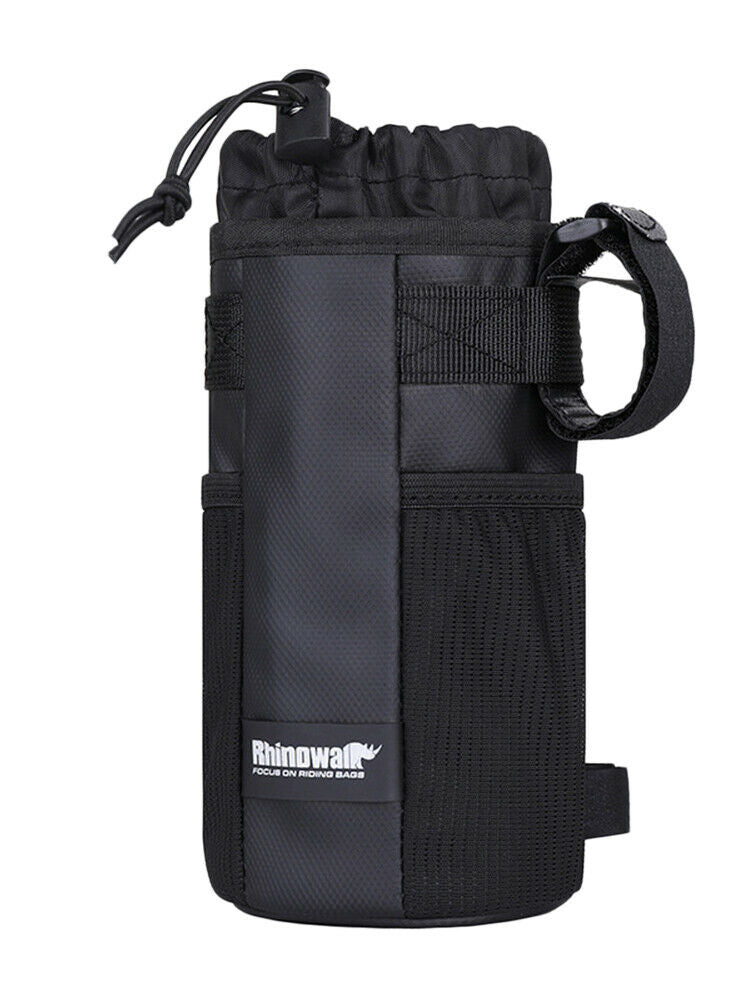 Bike Bicycle Water Bottle Handlebar Cup Holder Bag Stem Insulated Bag Accessory