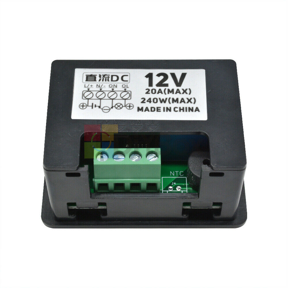 12V Intelligent Digital Dual LED Time Delay Relay Timer Cycle Controller Module