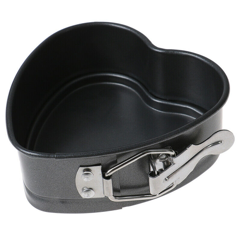 Heart-Shaped Cake Tin Non-stick Spring Form Loose Baking Pan Tray Baking .l8
