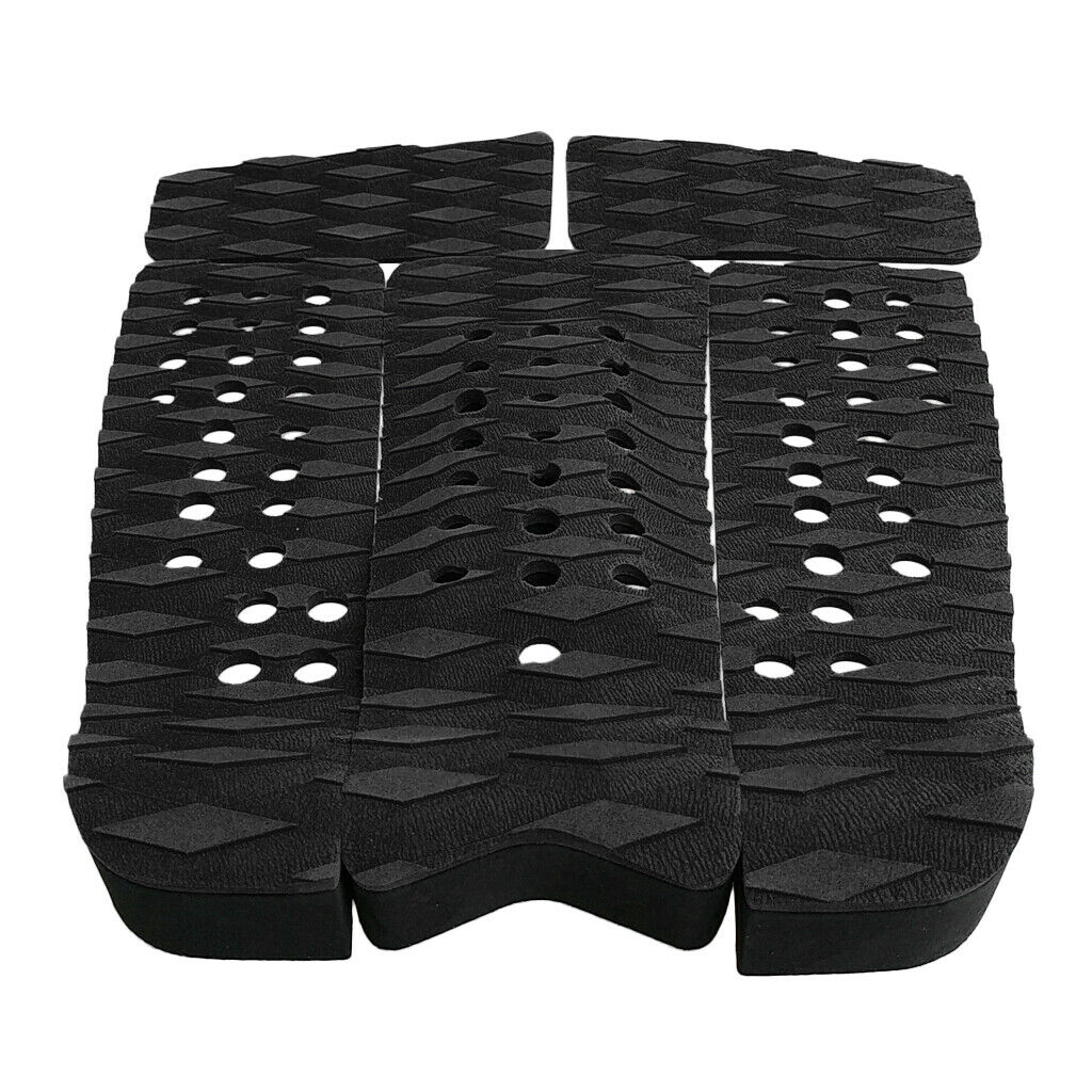 9 Pieces Non-slip Black EVA Surfboard Surf Traction Pad