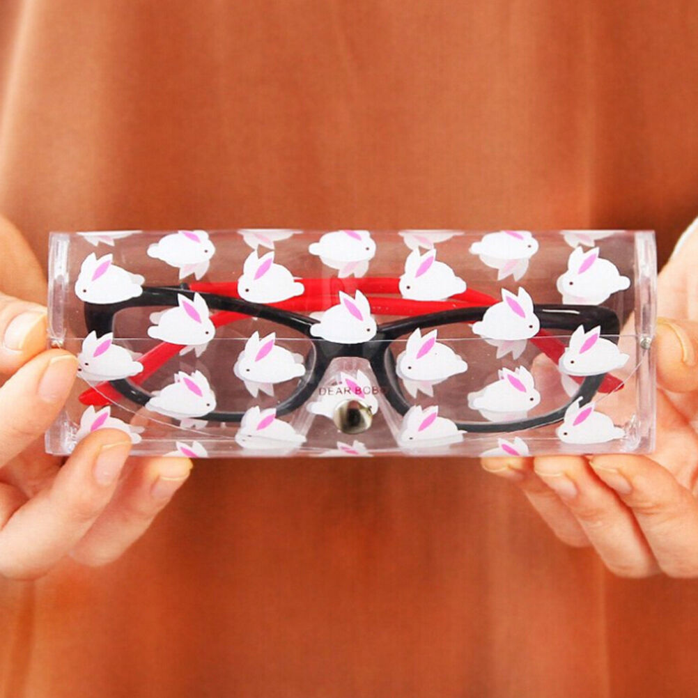 Transparent Plastic Sunglass Case Spectacle Reading Glasses Storage Bo.l8