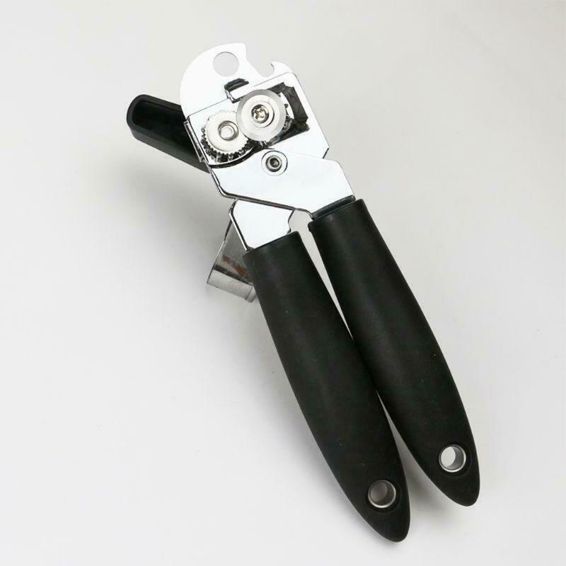 Handheld Bottle Tin Can Opener Kitchen Heavy Duty Jar Remover with Smooth Edges